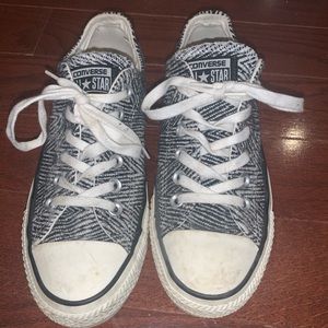 Zebra print Converse low tops